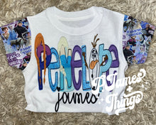 Load image into Gallery viewer, ice princess name tee
