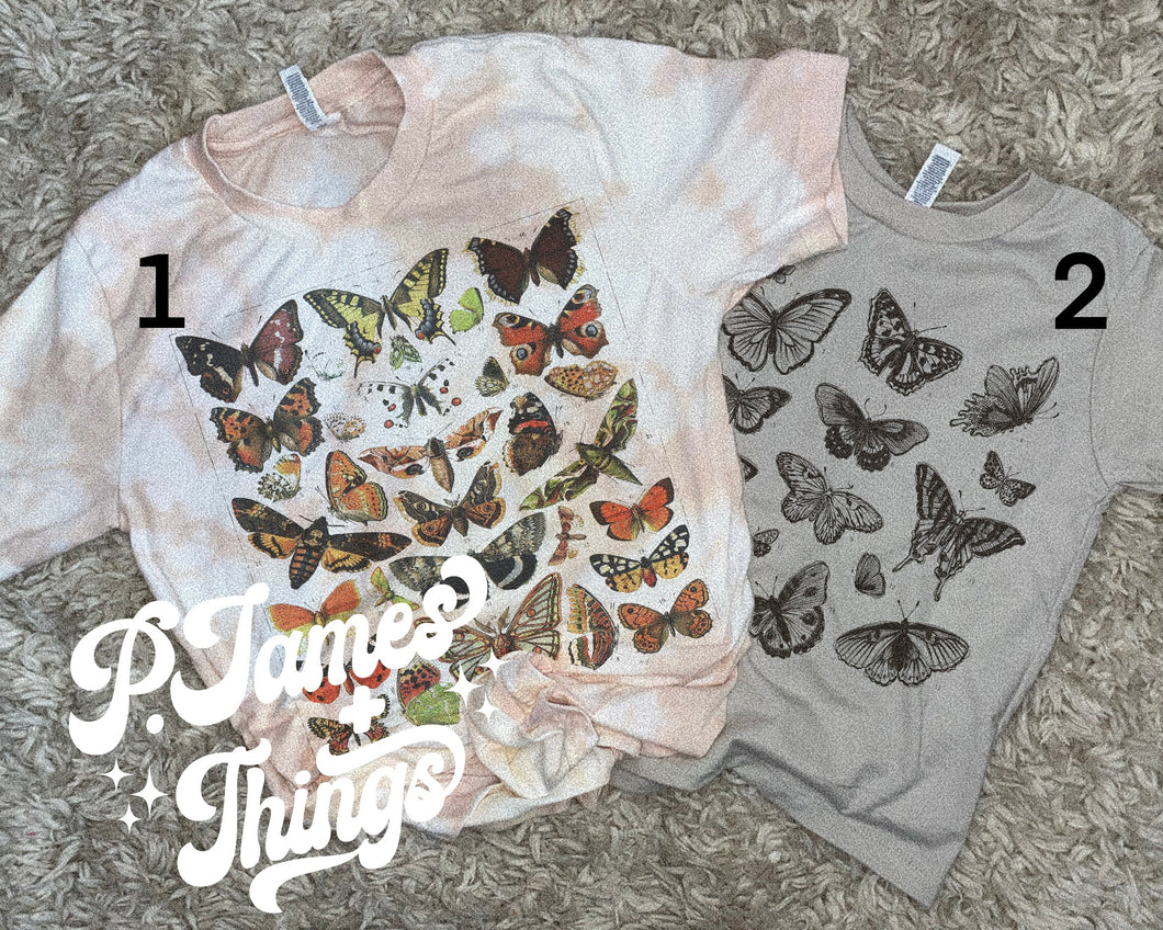 butterfly chart tees