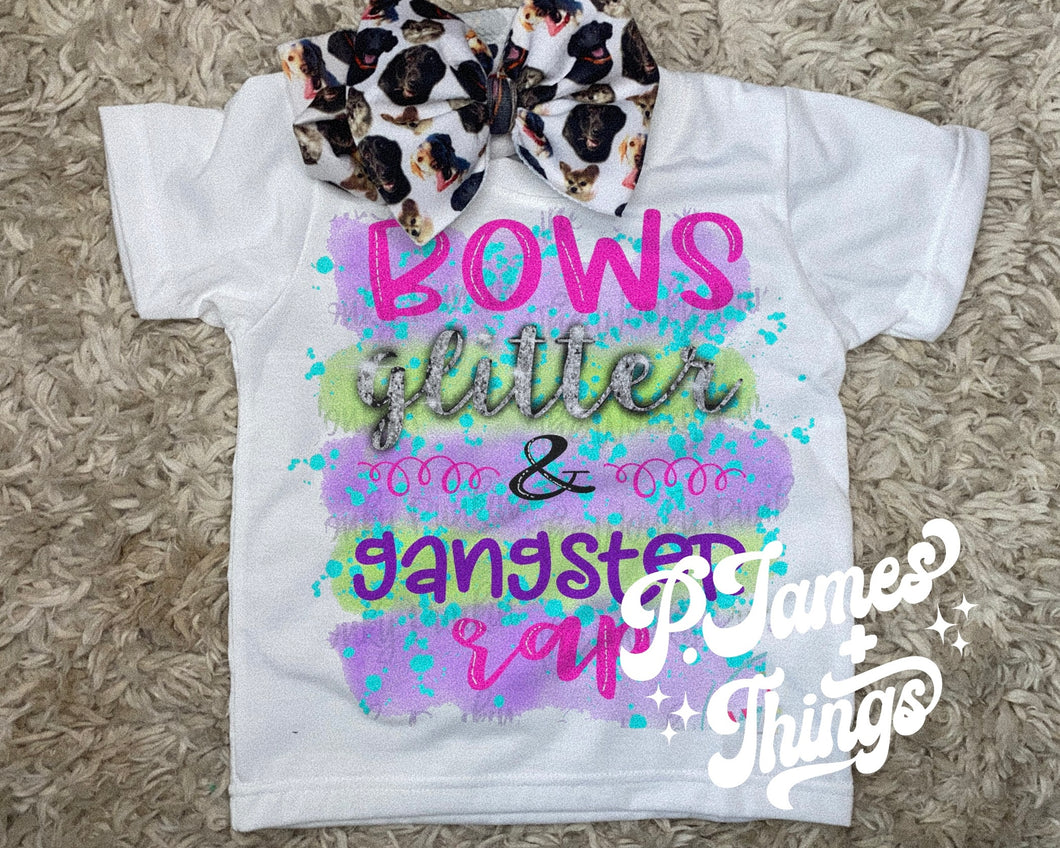 bows, glitter + gangster rap