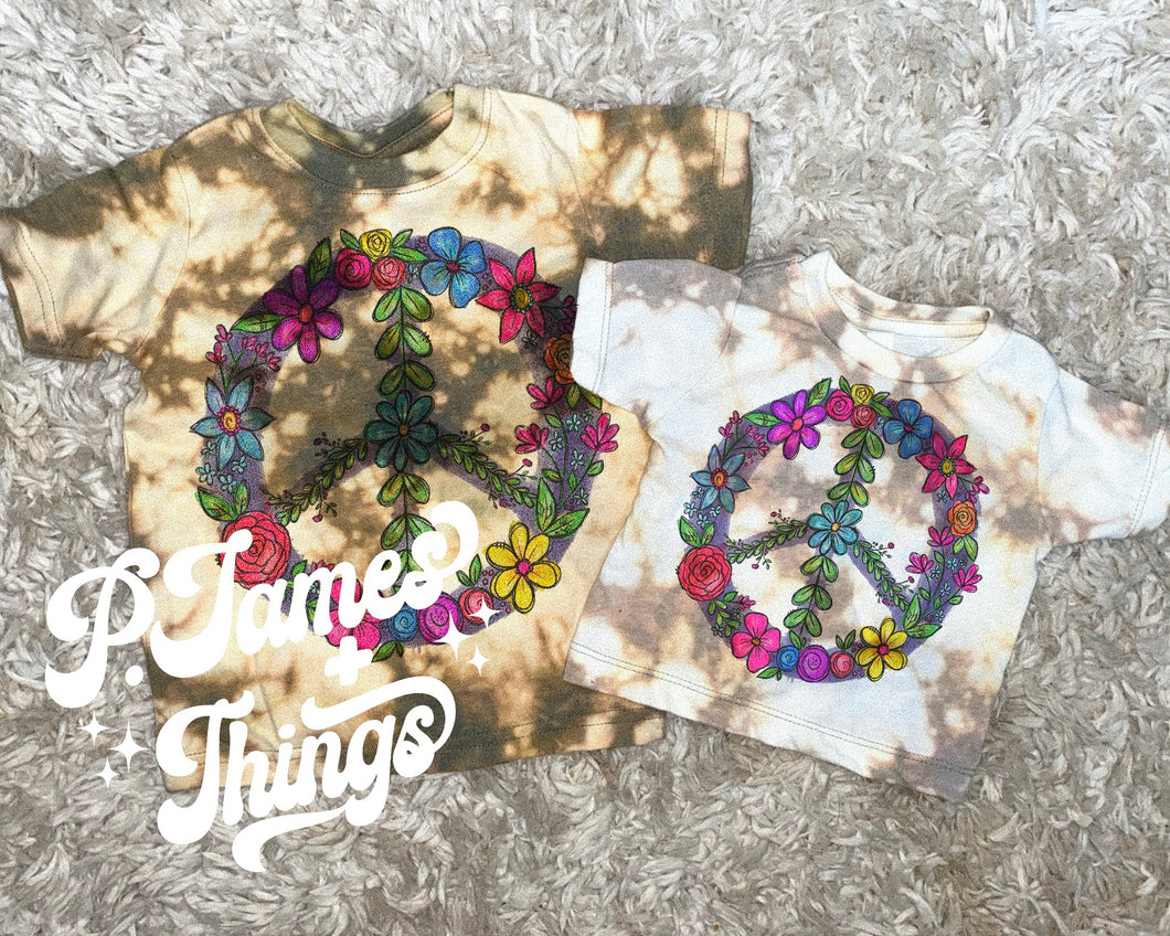 boho peace sign