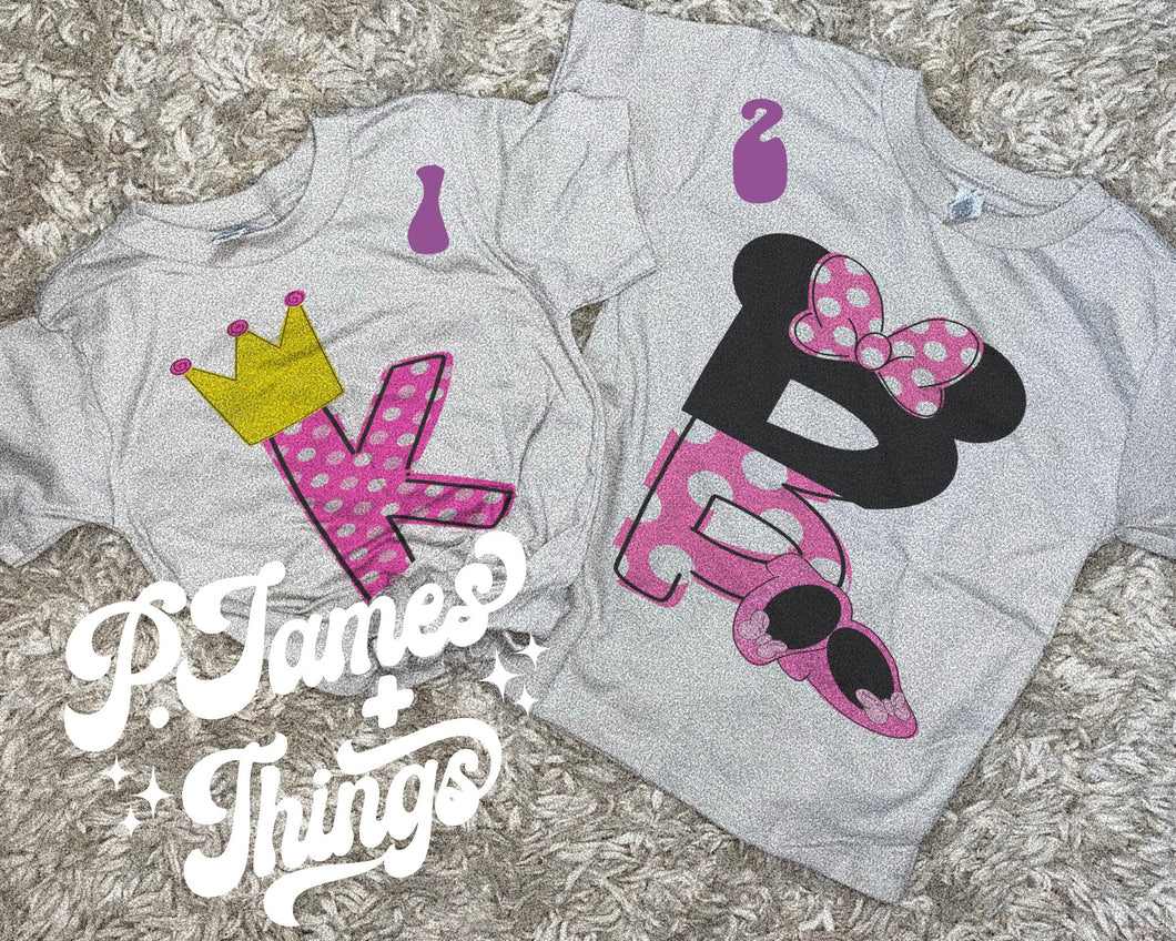 littles initial tees