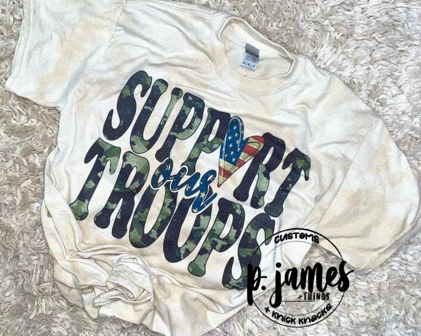 support our troops shirt