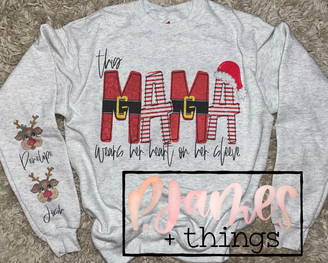 christmas mama sweatshirt